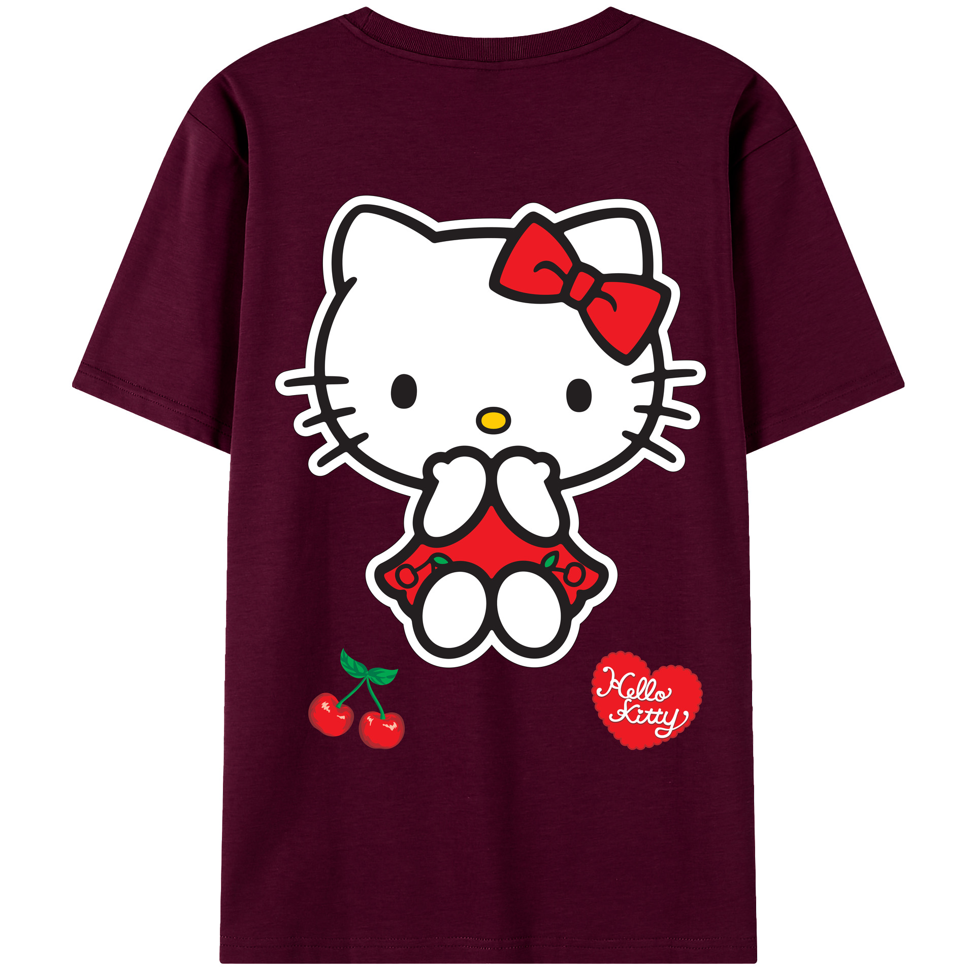 （画像用） Hello Kitty ハローキティ レディース半袖Tシャツ(バックプリント)